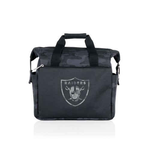 On The Go Lunch Bag Cooler - Las Vegas Raiders, Black Camo