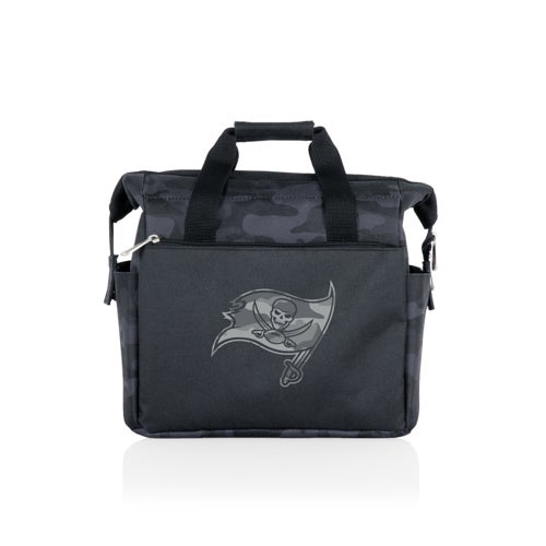 On The Go Lunch Bag Cooler - Tampa Bay Buccaneers, Black Camo