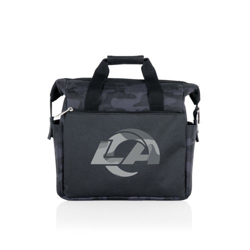 On The Go Lunch Bag Cooler - Los Angeles Rams, Black Camo