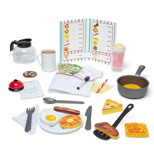 Star Diner Restaurant 41pc Play Set, Ages 3+ Years