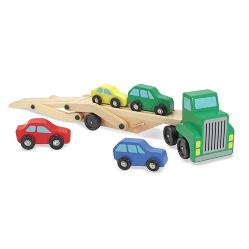 Wooden Car Carrier, Ages 3+ Years