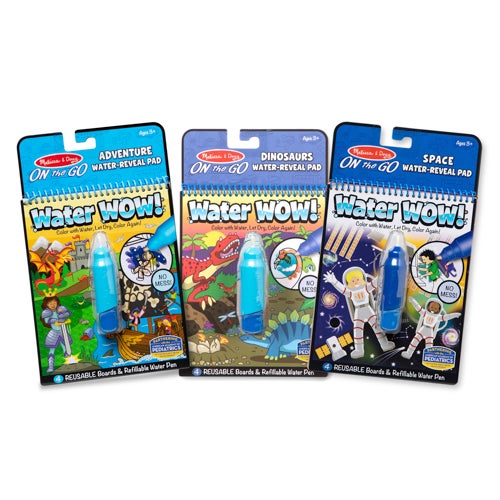 Water WOW! 3-Pack Set: Dinosaur, Adventure, Space, Ages 3+ Years