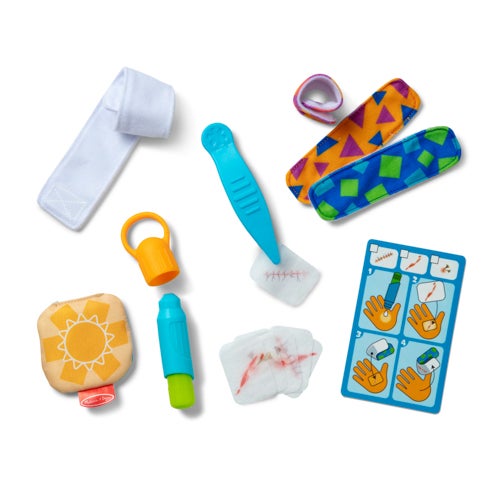 Boo-Boos & Bandages Reusable First Aid Play Set, Ages 3+ Years