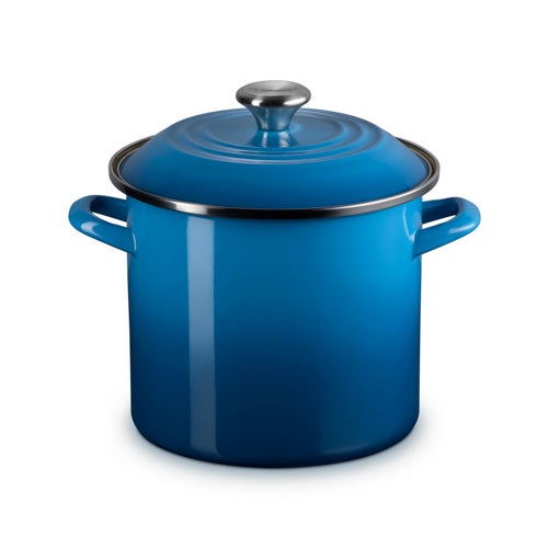 8qt Enamel on Steel Covered Stockpot, Marseille