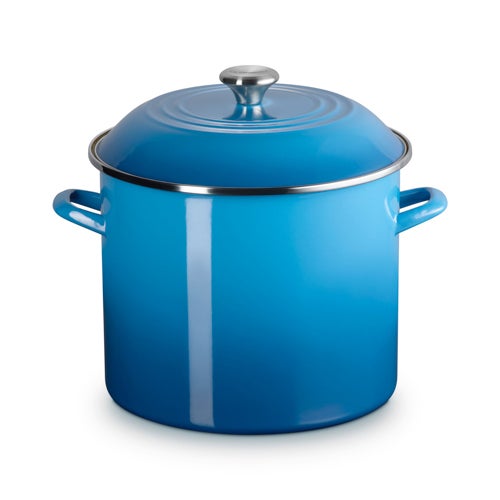 16qt Enamel on Steel Covered Stockpot, Marseille