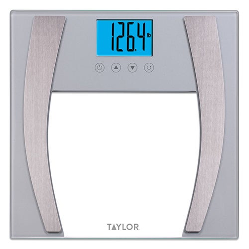 Glass Body Fat Scale, 400lb Capacity