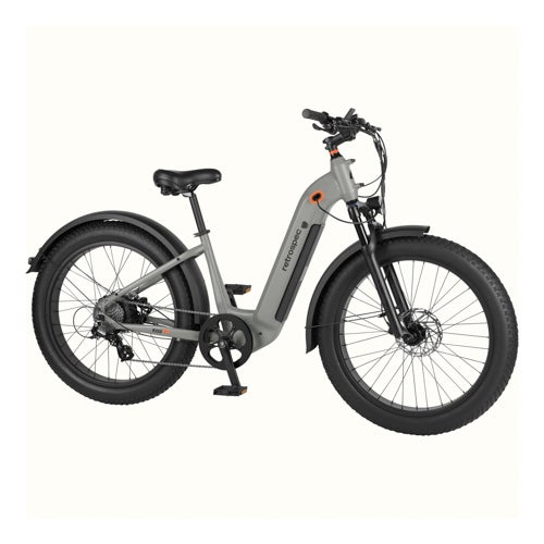 Koa Rev+ 2 Fat Tire Step Through Electric Bike - 16.5" Frame, Matte Shale