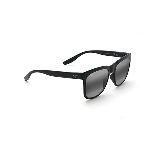 Pehu Polarized Sunglasses, Black Frame, Neutral Gray Lens