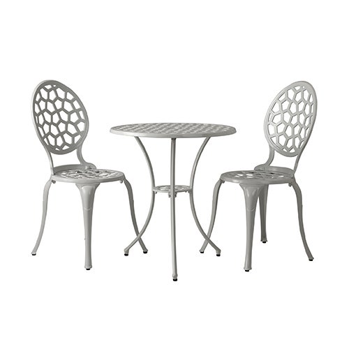 Vashon Cast Aluminum 3pc Bistro Set