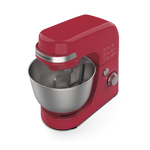 7 Speed 4qt Stand Mixer, Red