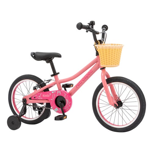 Koda 3 16" Kids Bicycle - Ages 4-6 Years, Cotton Candy