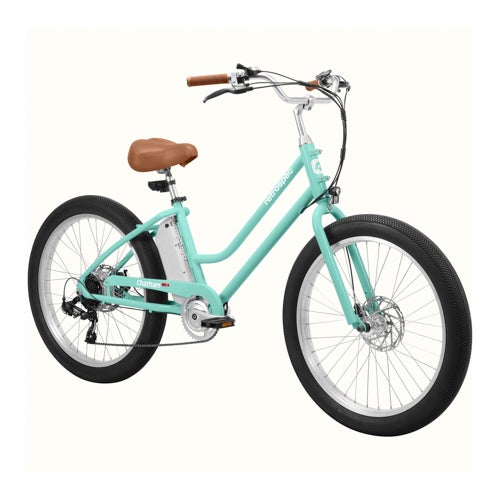 Chatham Rev 3 Beach Cruiser Electric Bike - 16" Frame, Seafoam