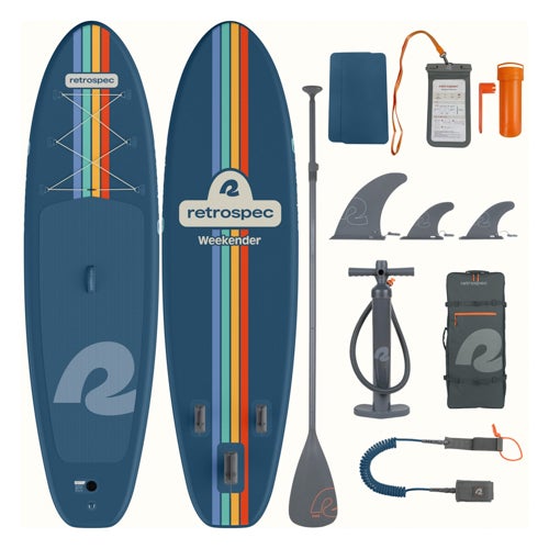 Weekender (2.2) Inflatable Stand Up Paddle Board - 10ft 6in, Navy Zion