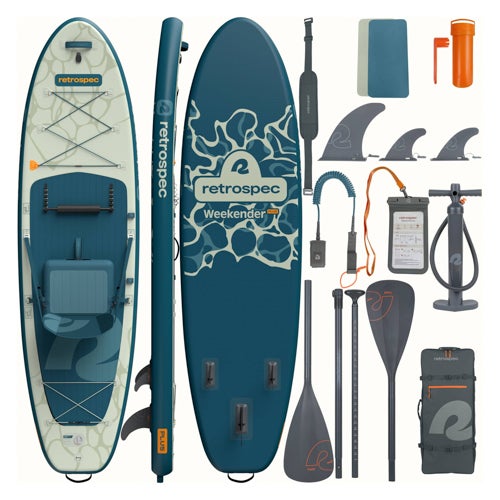 Weekender Plus Inflatable Hybrid SUP & Kayak - 10ft 6in, River Ripple