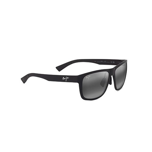Puakea Polarized Sunglasses, Matte Black Frame, Neutral Gray Lens