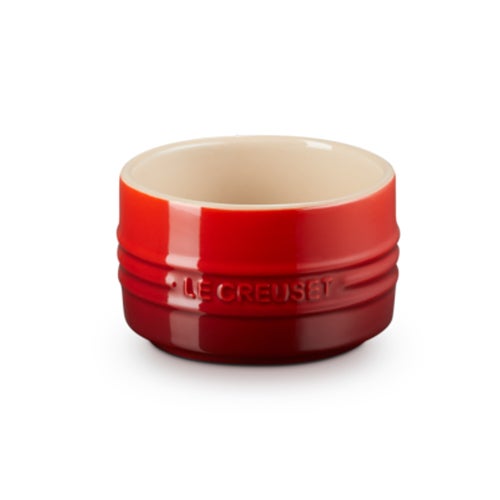 7oz Straight Wall Stoneware Ramekin, Cerise