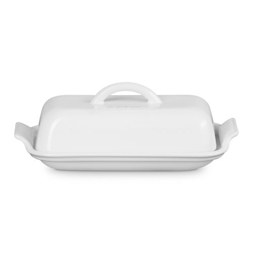 Heritage Butter Dish, White