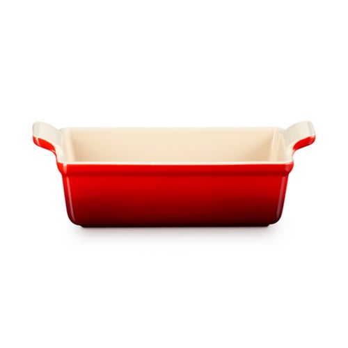 9" Heritage Stoneware Loaf Pan, Cerise