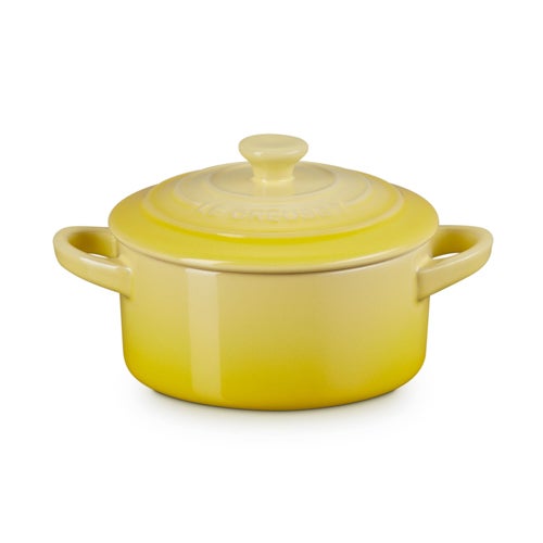 8oz Stoneware Mini Round Cocotte, Soleil