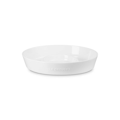 Chip and Dip Platter, White