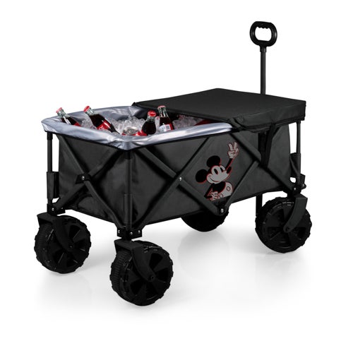 Mickey Mouse Adventure Wagon Elite All-Terrain Portable Utility Wagon, Gray