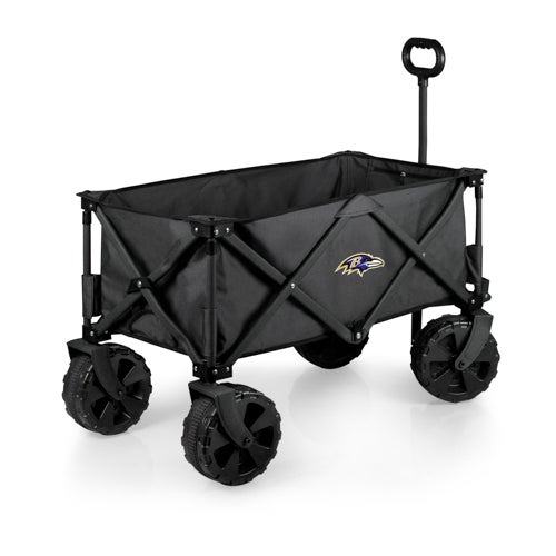 Adventure Wagon Elite All-Terrain Portable Utility Wagon -Baltimore Ravens, Dark