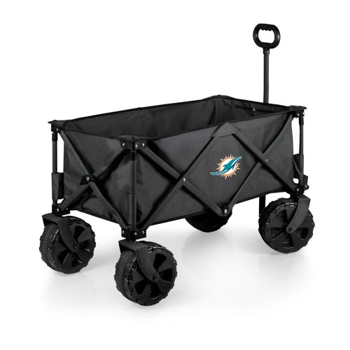 Adventure Wagon Elite All-Terrain Portable Utility Wagon -Miami Dolphins, Dark G