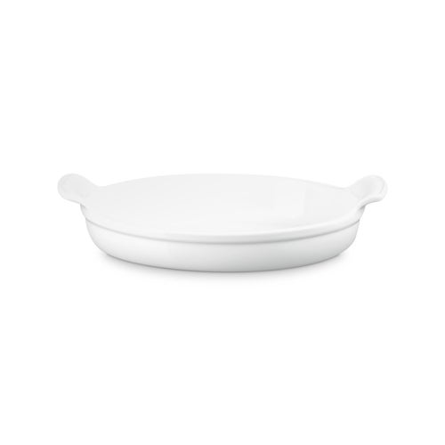 1.75qt Heritage Oval Baking Dish, White
