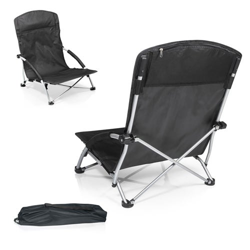 2 Tranquility Beach Chairs w/ Carry Bag, Black