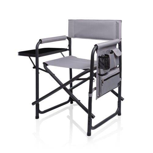Sports Chair, Gray w/ Black Accents