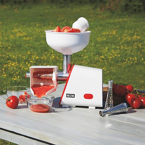 Deluxe Electric Tomato Strainer Power Sales