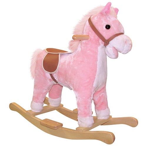 pink rocking horse