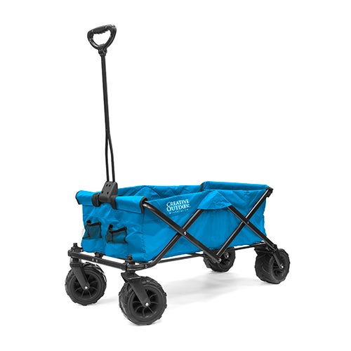 All-Terrain Folding Wagon, Sky Blue