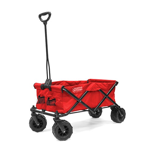 All-Terrain Folding Wagon, Red