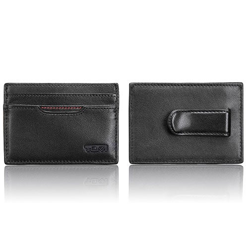 Delta Money Clip Card Case, Black