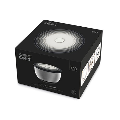 Nest Prep & Store 8pc Steel Bowl Set