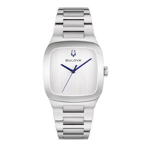 Unisex Latin GRAMMY Millennia Silver-Tone Stainless Steel Watch, Silver Dial
