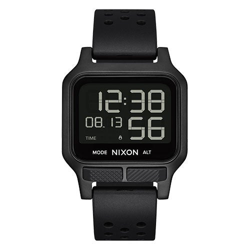 Heat All Black Digital Rubber Sports Watch