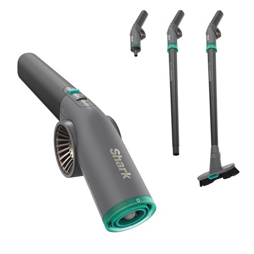 BlastBoss Air Blower w/ BlastBroom, Charcoal