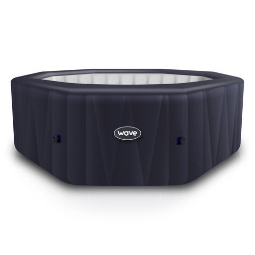 Aegean Octagonal 6 Person Inflatable Spa, Navy