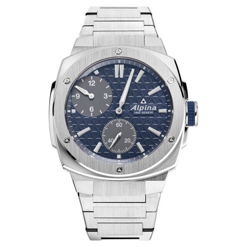 Men's Alpiner Extreme Regulator Automatic Stainless Steel Watch, Navy Dial