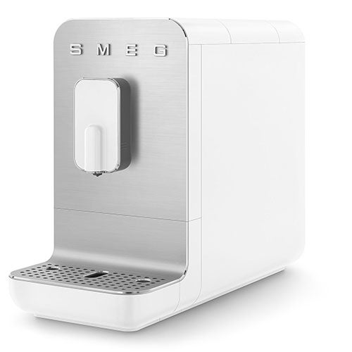 50s Retro-Style Automatic Coffee Machine, Matte White