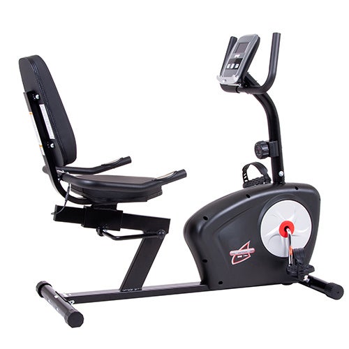 Body Champ Recumbent Exercise Bike w/ Heart Rate Sensors