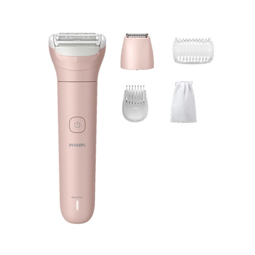 Lady Shaver Series 6000 Cordless Wet & Dry Shaver w/ 4 Accessories