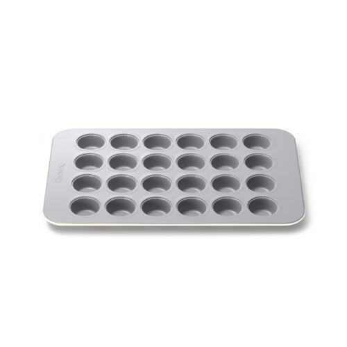 24 Cup Mini Muffin Pan, Cream