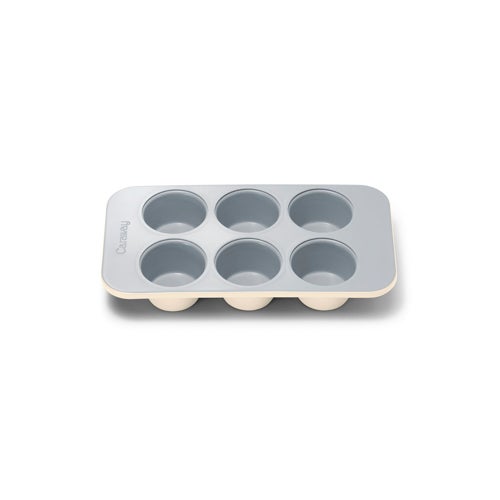 6 Cup Muffin Pan, Cream