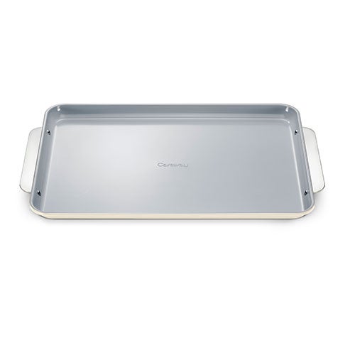 Nonstick Ceramic Large Baking Sheet, Cream