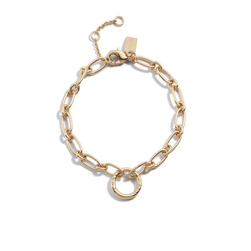 Signature Link Bracelet, Gold