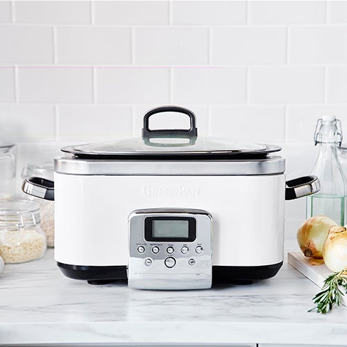 Ceramic Nonstick 6qt Slow Cooker, Cloud Cream