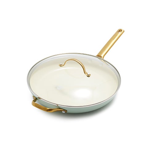 Reserve Ceramic Nonstick 12 Frypan with Helper Handle and Lid